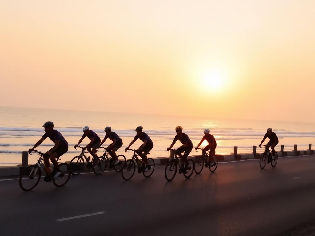 Sunrise Cyclists